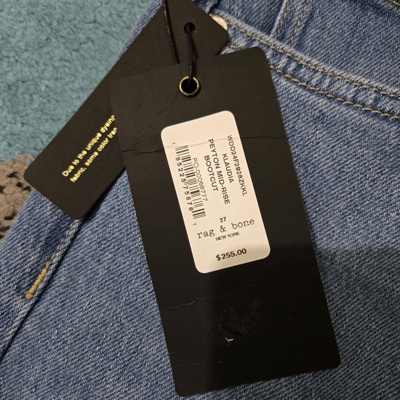 Rag & Bone Peyton Bootcut Jeans In Klaudia, Size 27, NWT - Picture 4 of 15